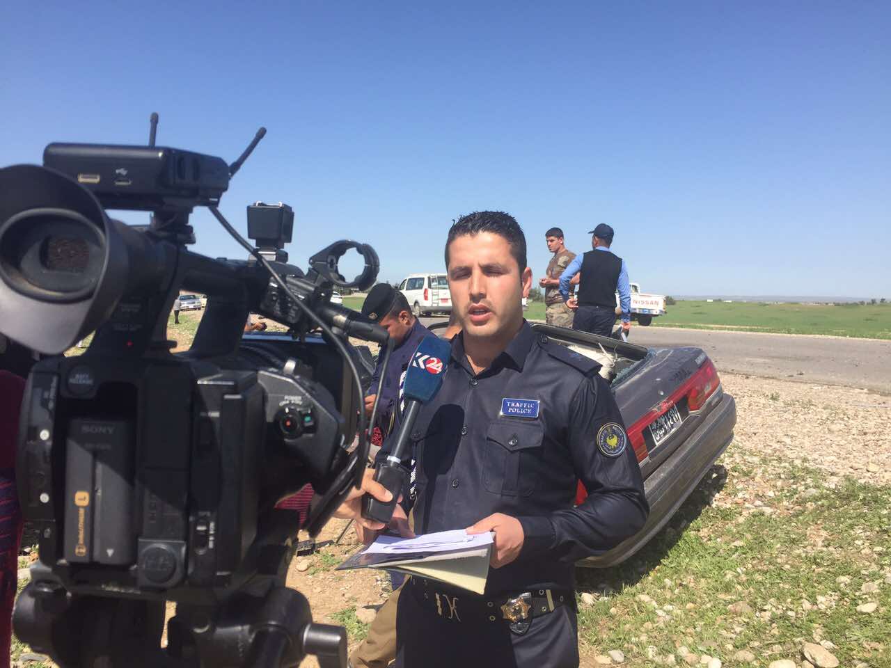  ملازم پشتیوان حوسێن بەرپرسی پۆلیسی  ھاتوچۆی ناحیەی سەرقەڵا 